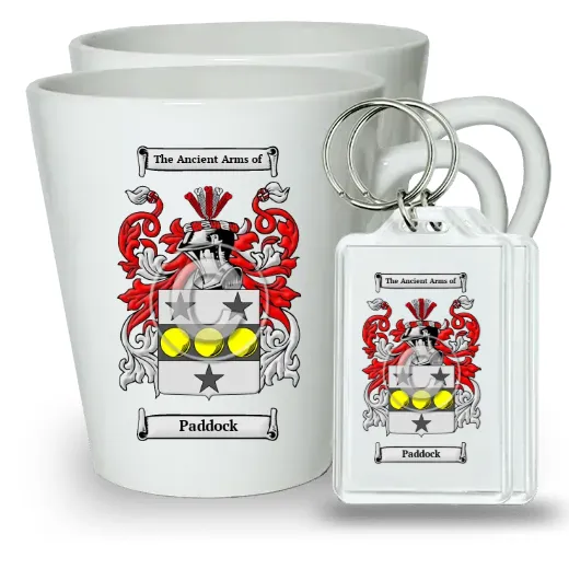 Paddock Pair of Latte Mugs and Pair of Keychains