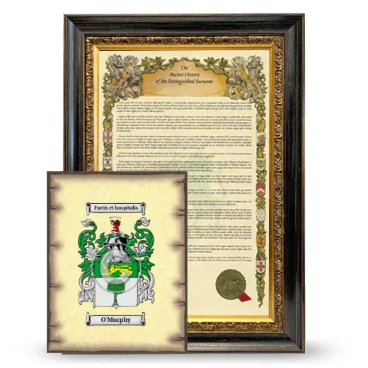 O'Murphy Framed History and Coat of Arms Print - Heirloom