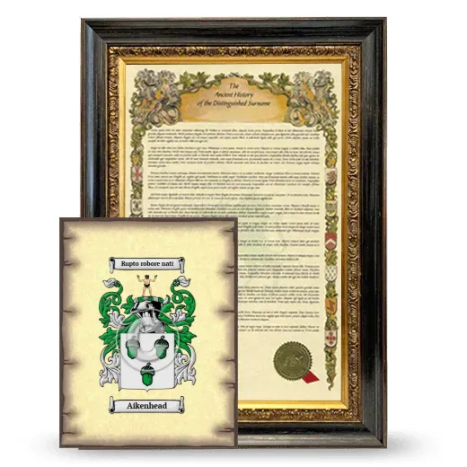Aikenhead Framed History and Coat of Arms Print - Heirloom