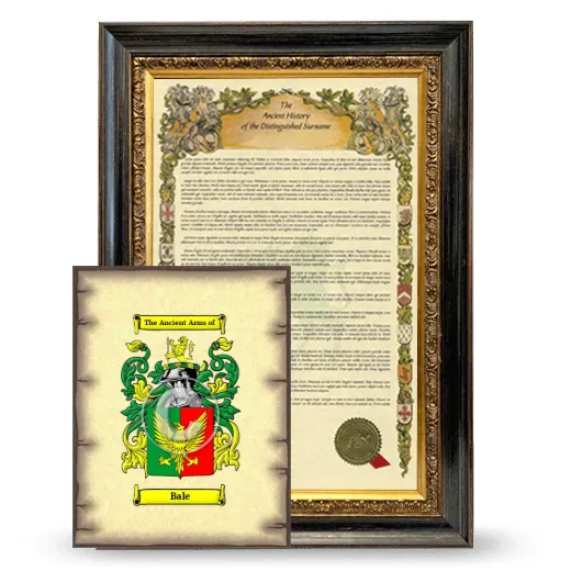 Bale Framed History and Coat of Arms Print - Heirloom