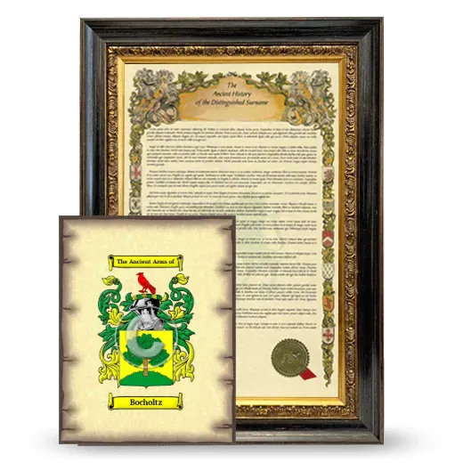 Bocholtz Framed History and Coat of Arms Print - Heirloom