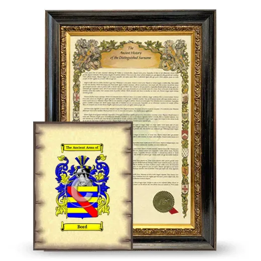 Bord Framed History and Coat of Arms Print - Heirloom
