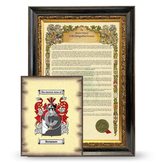 Bremmer Framed History and Coat of Arms Print - Heirloom
