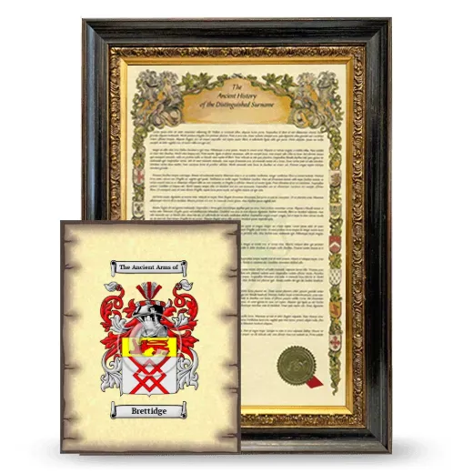 Brettidge Framed History and Coat of Arms Print - Heirloom