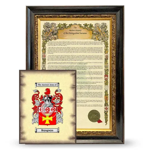 Bryngwyn Framed History and Coat of Arms Print - Heirloom