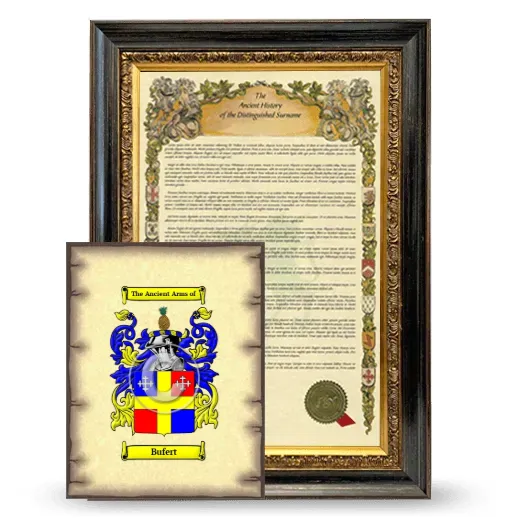 Bufert Framed History and Coat of Arms Print - Heirloom