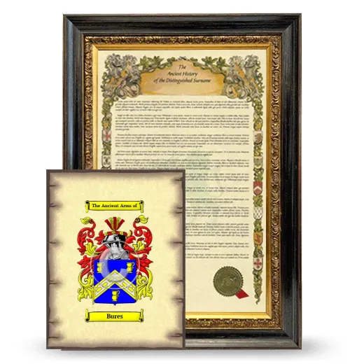 Bures Framed History and Coat of Arms Print - Heirloom