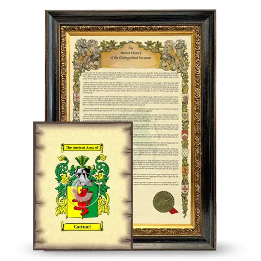 Cartmel Framed History and Coat of Arms Print - Heirloom