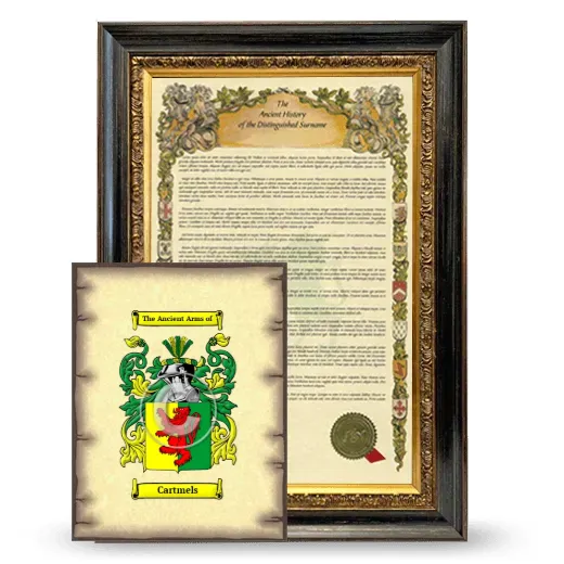 Cartmels Framed History and Coat of Arms Print - Heirloom