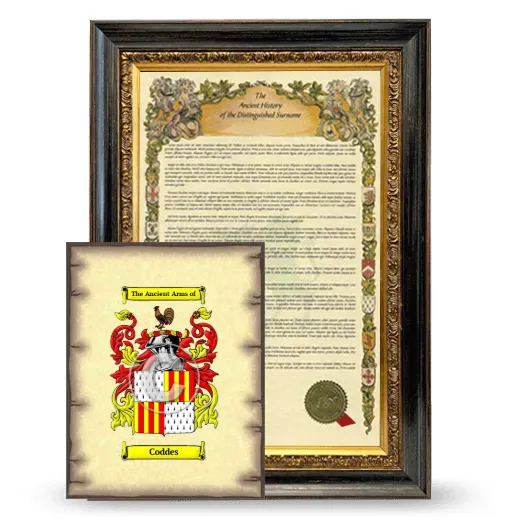 Coddes Framed History and Coat of Arms Print - Heirloom