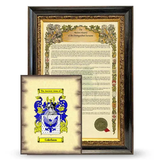 Cokeham Framed History and Coat of Arms Print - Heirloom
