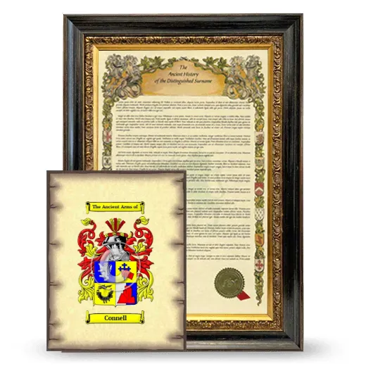 Connell Framed History and Coat of Arms Print - Heirloom