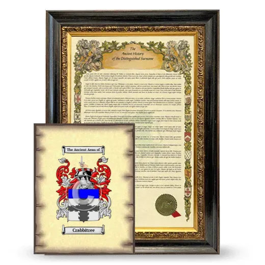 Crabbitree Framed History and Coat of Arms Print - Heirloom