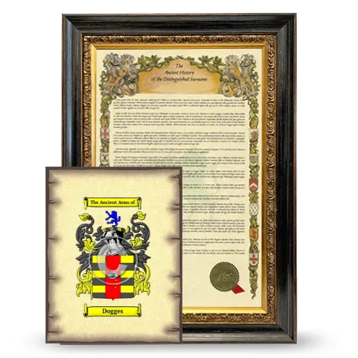 Dogges Framed History and Coat of Arms Print - Heirloom
