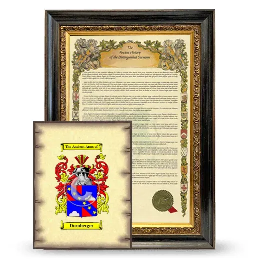 Dornberger Framed History and Coat of Arms Print - Heirloom