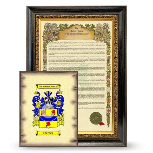 Feerney Framed History and Coat of Arms Print - Heirloom