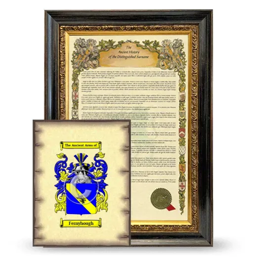 Fernyhough Framed History and Coat of Arms Print - Heirloom