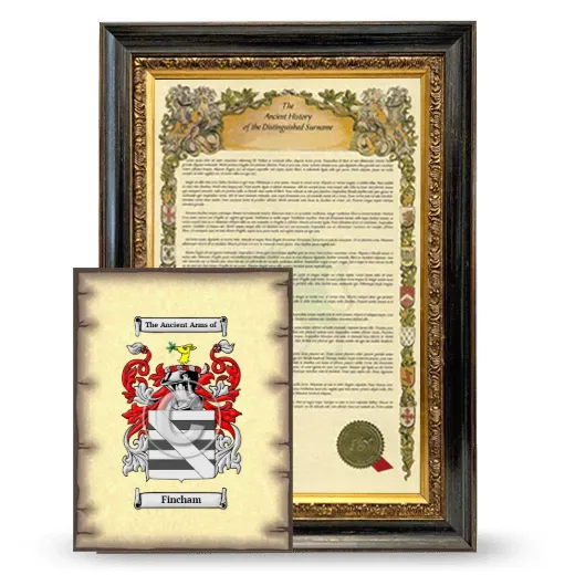 Fincham Framed History and Coat of Arms Print - Heirloom