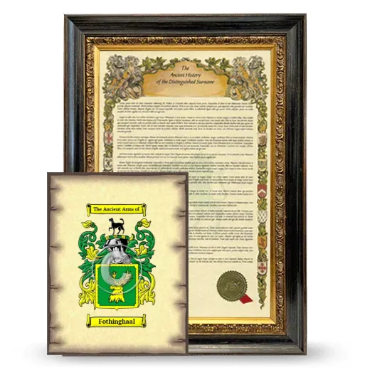 Fothinghaal Framed History and Coat of Arms Print - Heirloom