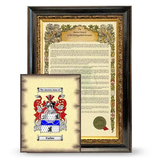 Furber Framed History and Coat of Arms Print - Heirloom