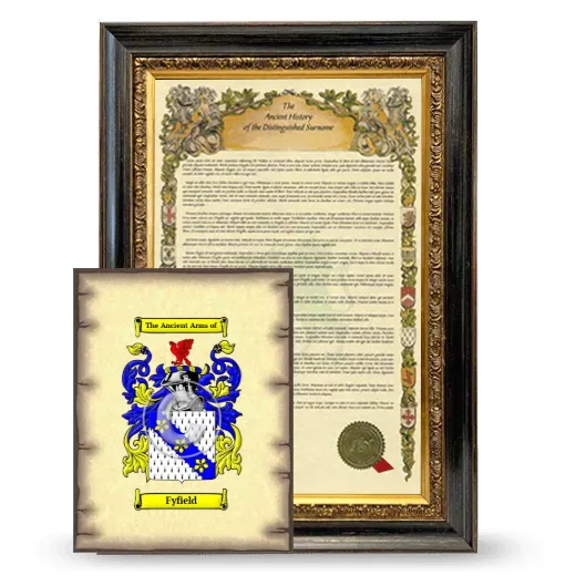 Fyfield Framed History and Coat of Arms Print - Heirloom