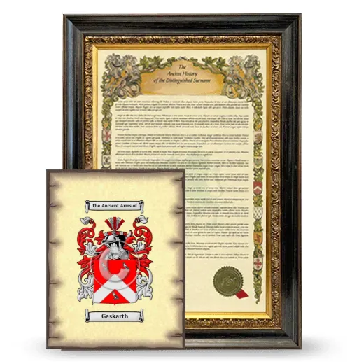 Gaskarth Framed History and Coat of Arms Print - Heirloom