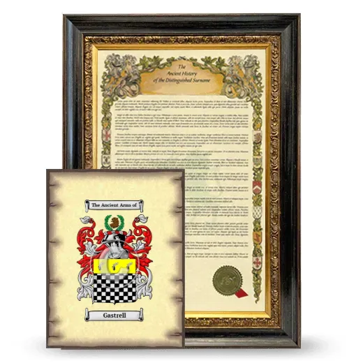 Gastrell Framed History and Coat of Arms Print - Heirloom