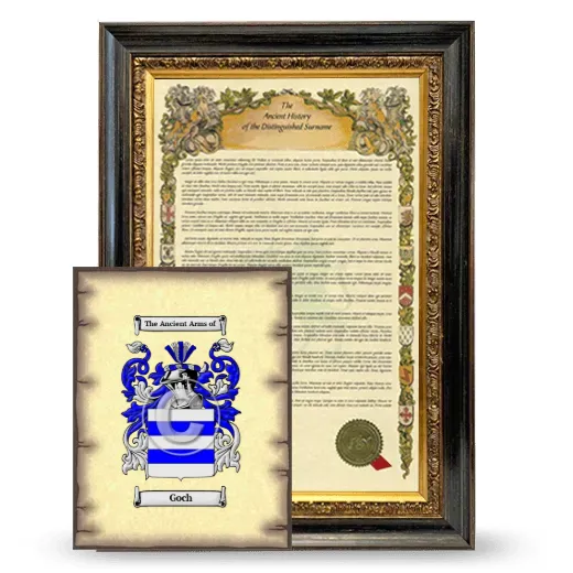 Goch Framed History and Coat of Arms Print - Heirloom