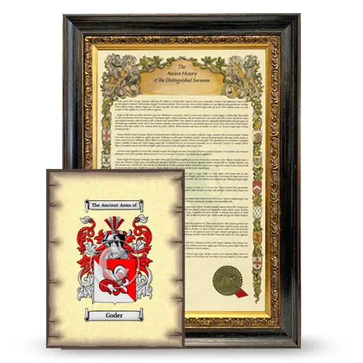 Goder Framed History and Coat of Arms Print - Heirloom