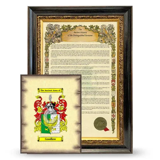 Goodlaw Framed History and Coat of Arms Print - Heirloom