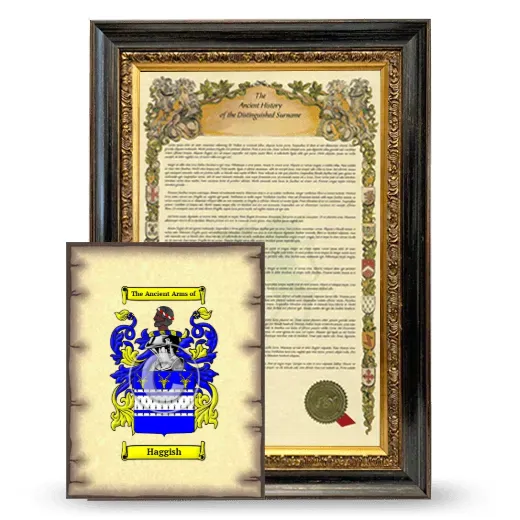 Haggish Framed History and Coat of Arms Print - Heirloom