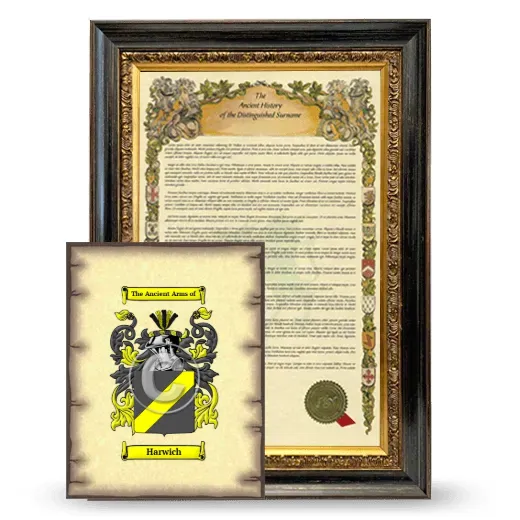 Harwich Framed History and Coat of Arms Print - Heirloom