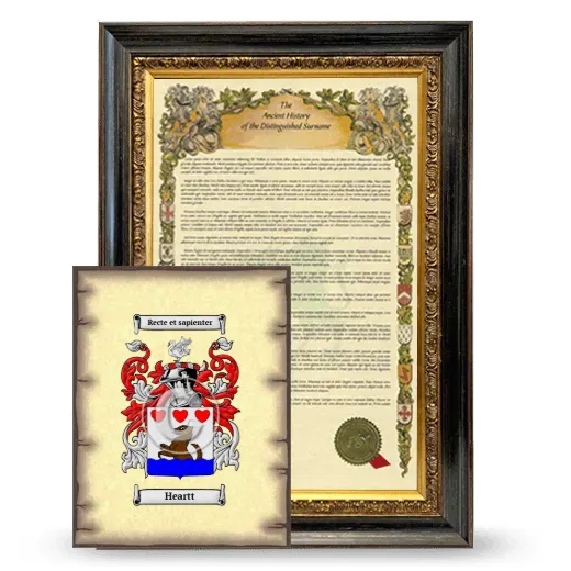 Heartt Framed History and Coat of Arms Print - Heirloom