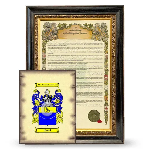 Hoard Framed History and Coat of Arms Print - Heirloom