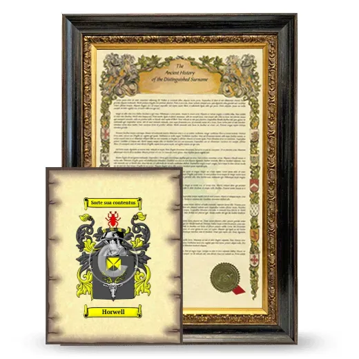 Horwell Framed History and Coat of Arms Print - Heirloom