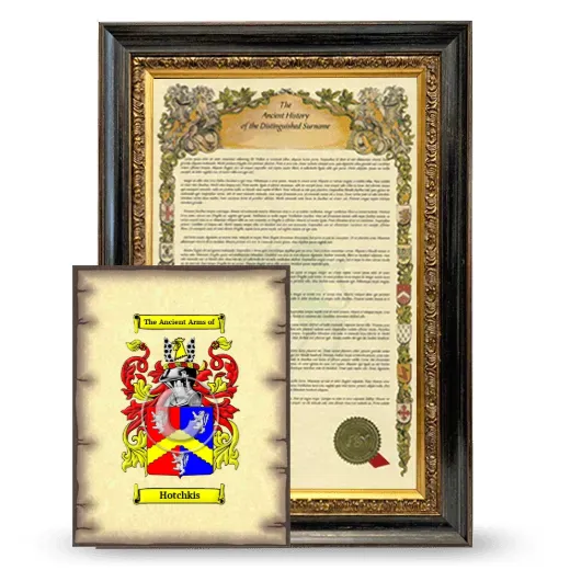 Hotchkis Framed History and Coat of Arms Print - Heirloom