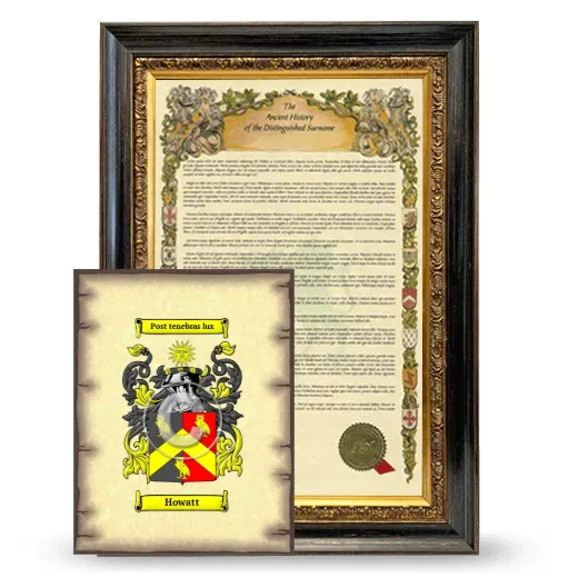 Howatt Framed History and Coat of Arms Print - Heirloom