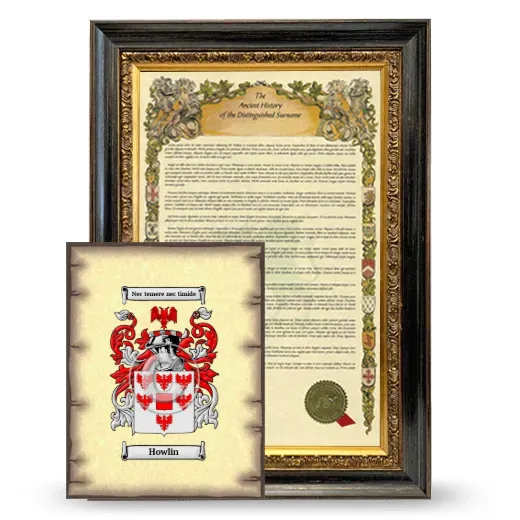 Howlin Framed History and Coat of Arms Print - Heirloom
