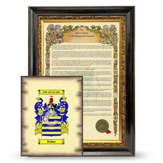 Hulme Framed History and Coat of Arms Print - Heirloom