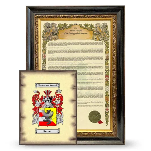 Kerner Framed History and Coat of Arms Print - Heirloom