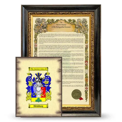 Kleinburg Framed History and Coat of Arms Print - Heirloom