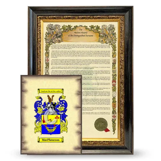 MacPhearson Framed History and Coat of Arms Print - Heirloom