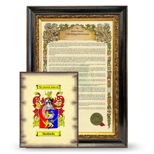 Maddocks Framed History and Coat of Arms Print - Heirloom