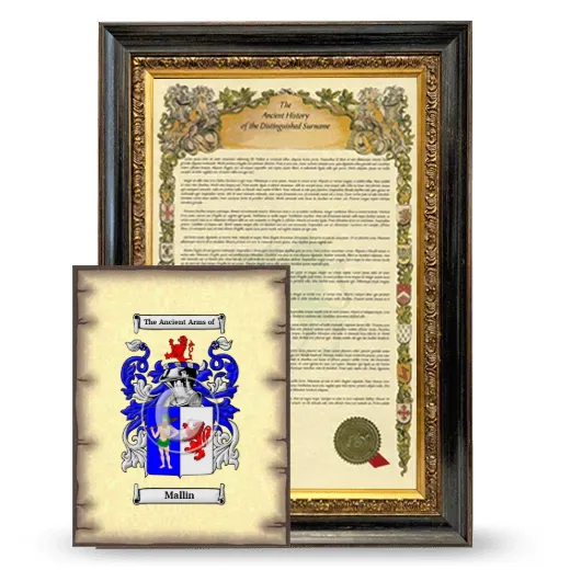 Mallin Framed History and Coat of Arms Print - Heirloom
