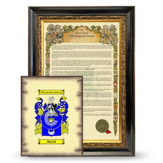 Martal Framed History and Coat of Arms Print - Heirloom