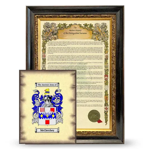 McClatchey Framed History and Coat of Arms Print - Heirloom