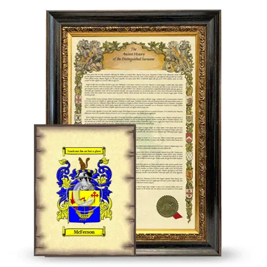McFerson Framed History and Coat of Arms Print - Heirloom