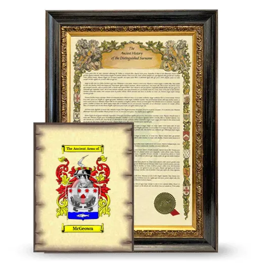 McGeown Framed History and Coat of Arms Print - Heirloom