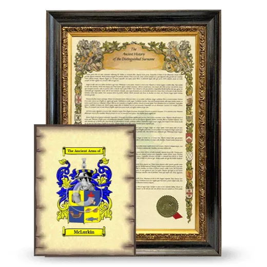 McLurkin Framed History and Coat of Arms Print - Heirloom