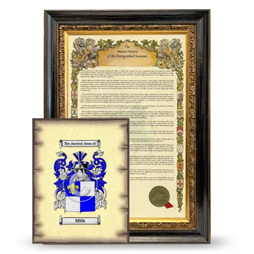 Mith Framed History and Coat of Arms Print - Heirloom